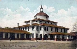 Station of Southern Railroad, Asheville, North Carolina : norman-martin-north-carolina-nc-asheville-0554.jpg [4658542-595320204]