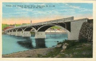 Scenic Bridge over Frech Broad River, Asheville, North Carolina : norman-martin-north-carolina-nc-asheville-0557.jpg [4658545-595320203]